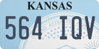 KS license plate 564IQV