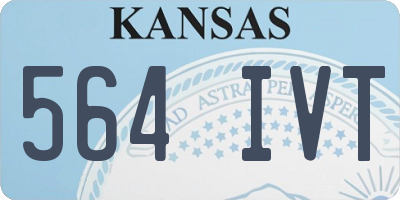 KS license plate 564IVT