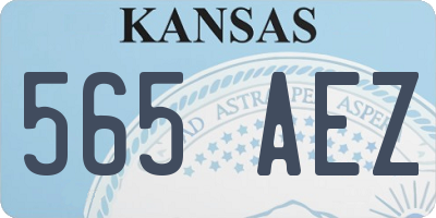 KS license plate 565AEZ
