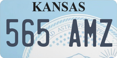 KS license plate 565AMZ