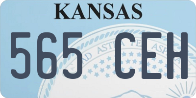 KS license plate 565CEH