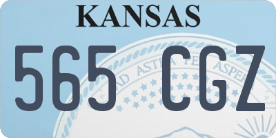 KS license plate 565CGZ