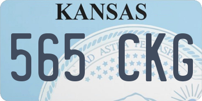 KS license plate 565CKG