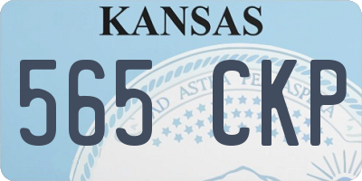 KS license plate 565CKP