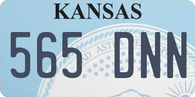 KS license plate 565DNN
