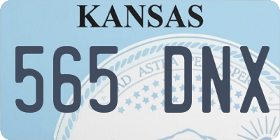KS license plate 565DNX