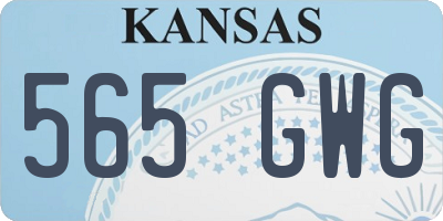 KS license plate 565GWG