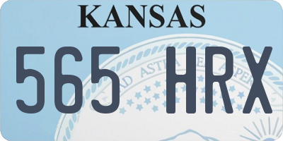 KS license plate 565HRX