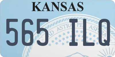 KS license plate 565ILQ