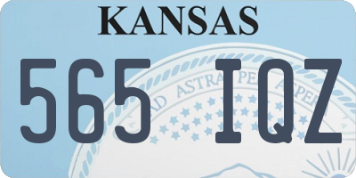 KS license plate 565IQZ