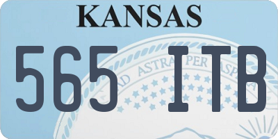 KS license plate 565ITB