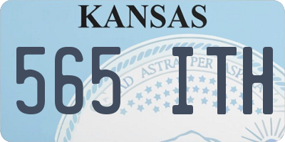 KS license plate 565ITH
