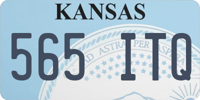 KS license plate 565ITQ