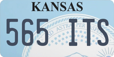 KS license plate 565ITS