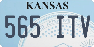KS license plate 565ITV