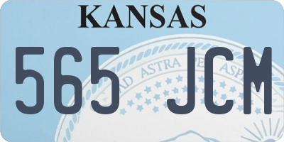 KS license plate 565JCM
