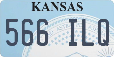 KS license plate 566ILQ