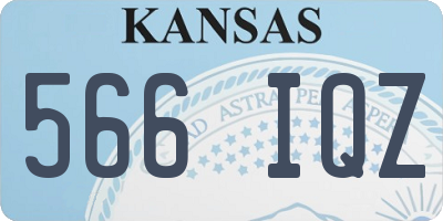 KS license plate 566IQZ
