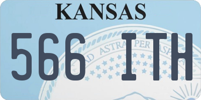 KS license plate 566ITH