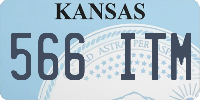 KS license plate 566ITM
