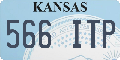 KS license plate 566ITP