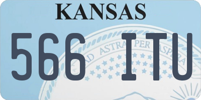 KS license plate 566ITU