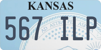 KS license plate 567ILP