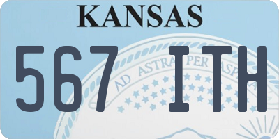 KS license plate 567ITH