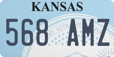 KS license plate 568AMZ