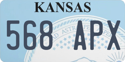 KS license plate 568APX