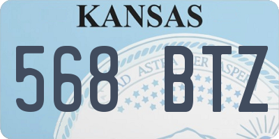 KS license plate 568BTZ