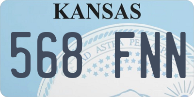 KS license plate 568FNN
