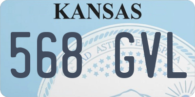 KS license plate 568GVL