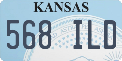 KS license plate 568ILD