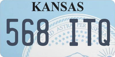 KS license plate 568ITQ