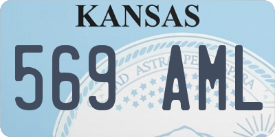 KS license plate 569AML