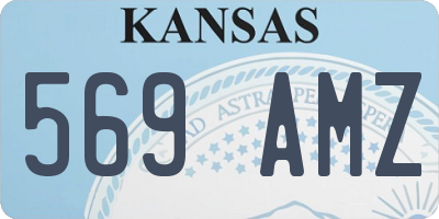 KS license plate 569AMZ