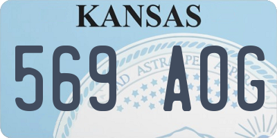 KS license plate 569AOG