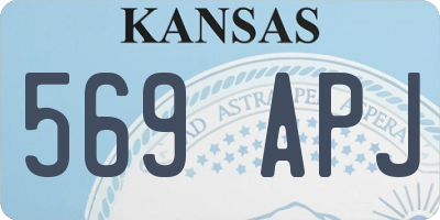 KS license plate 569APJ