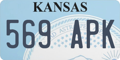 KS license plate 569APK