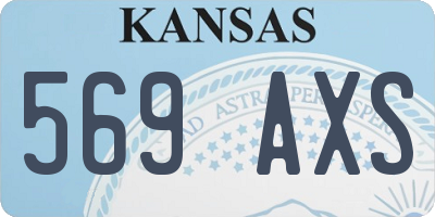 KS license plate 569AXS
