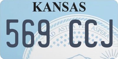 KS license plate 569CCJ