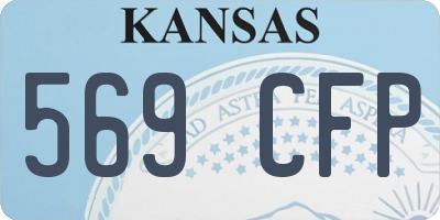 KS license plate 569CFP
