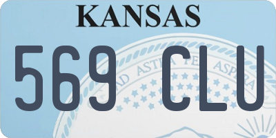 KS license plate 569CLU
