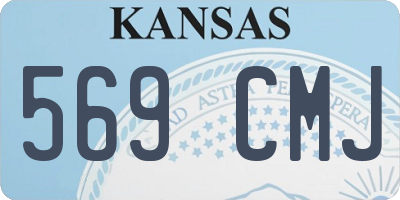 KS license plate 569CMJ