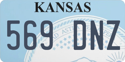 KS license plate 569DNZ