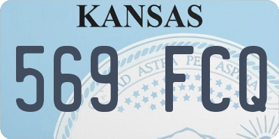 KS license plate 569FCQ