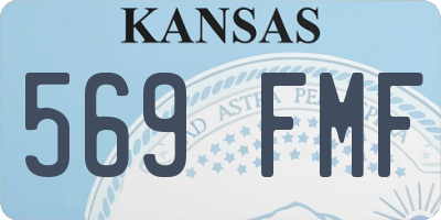 KS license plate 569FMF