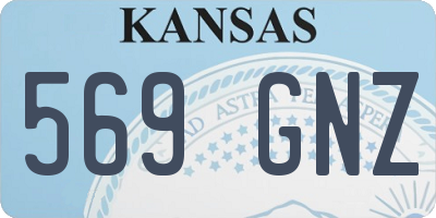 KS license plate 569GNZ