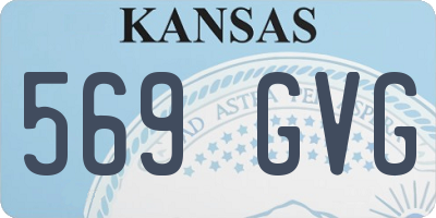 KS license plate 569GVG